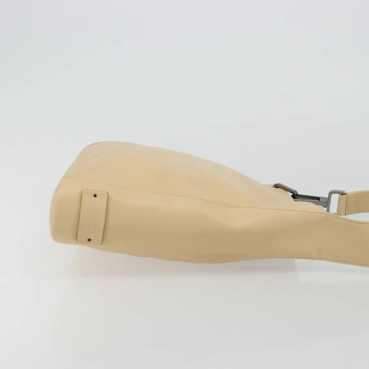 Gucci Vintage Flat Messenger Leather Beige Leather Shoulder Bag Bag (Pre-Owned)