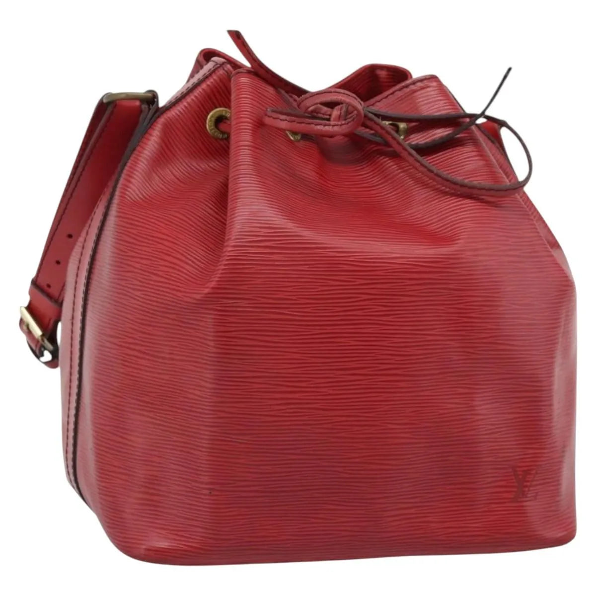 Louis Vuitton Petit Noe Epi Leather Red Leather Shoulder Bag Bag (Pre-Owned)