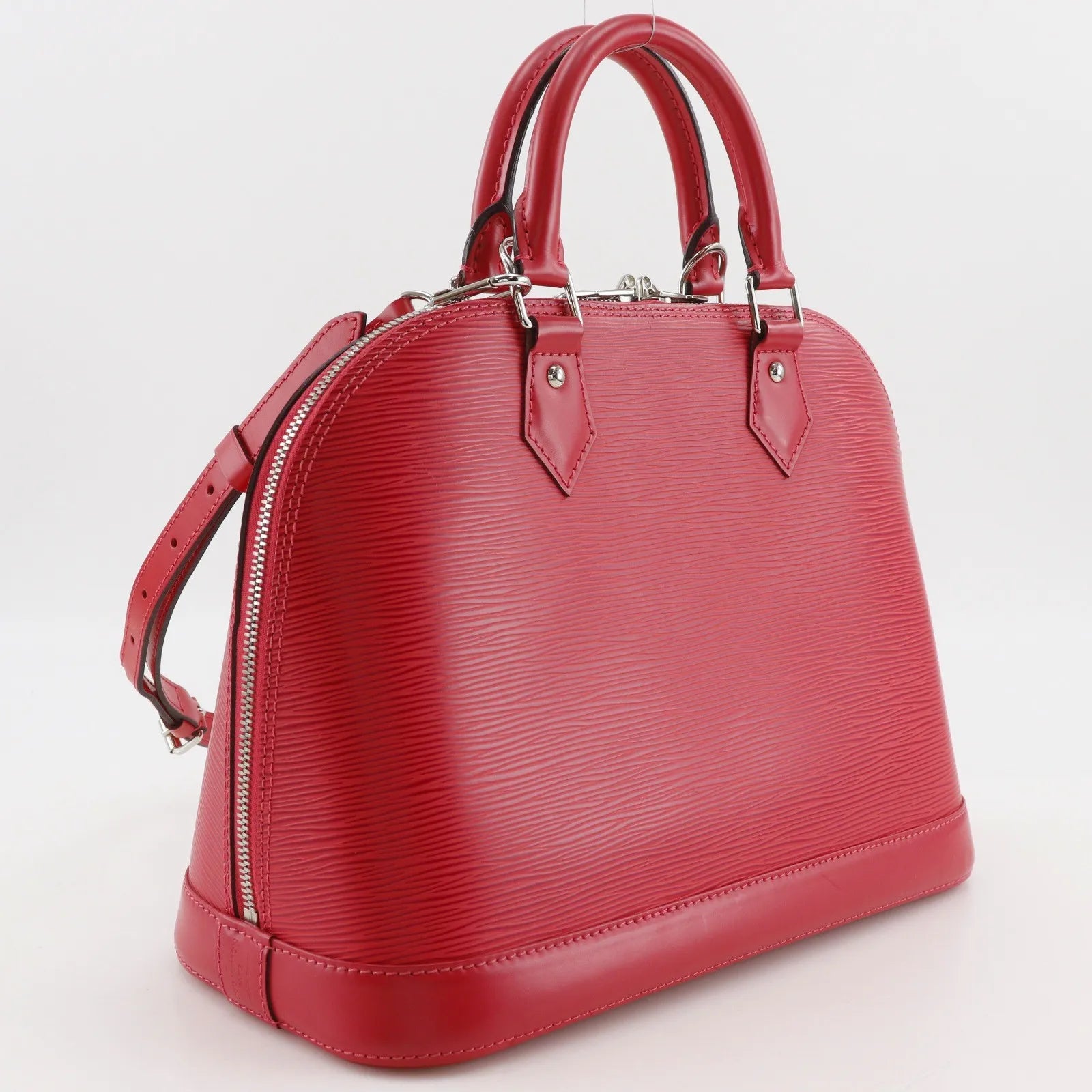 Louis Vuitton Alma Epi Red Leather Handbag (Pre-Owned)