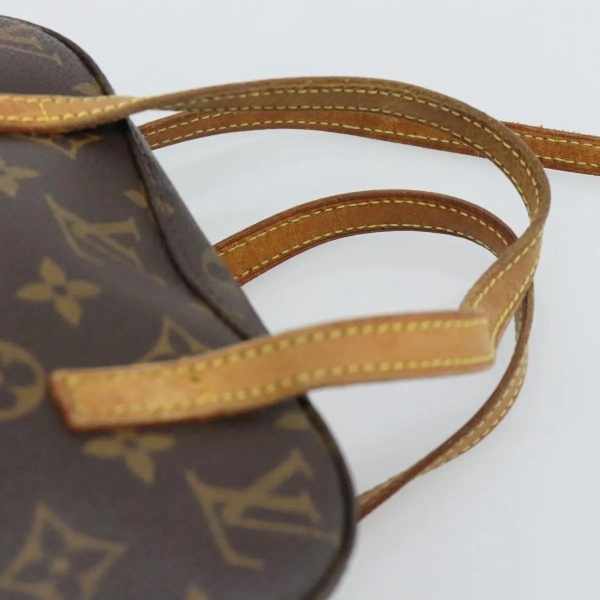 Louis Vuitton Spontini Monogram Canvas Brown Canvas Handbag (Pre-Owned)