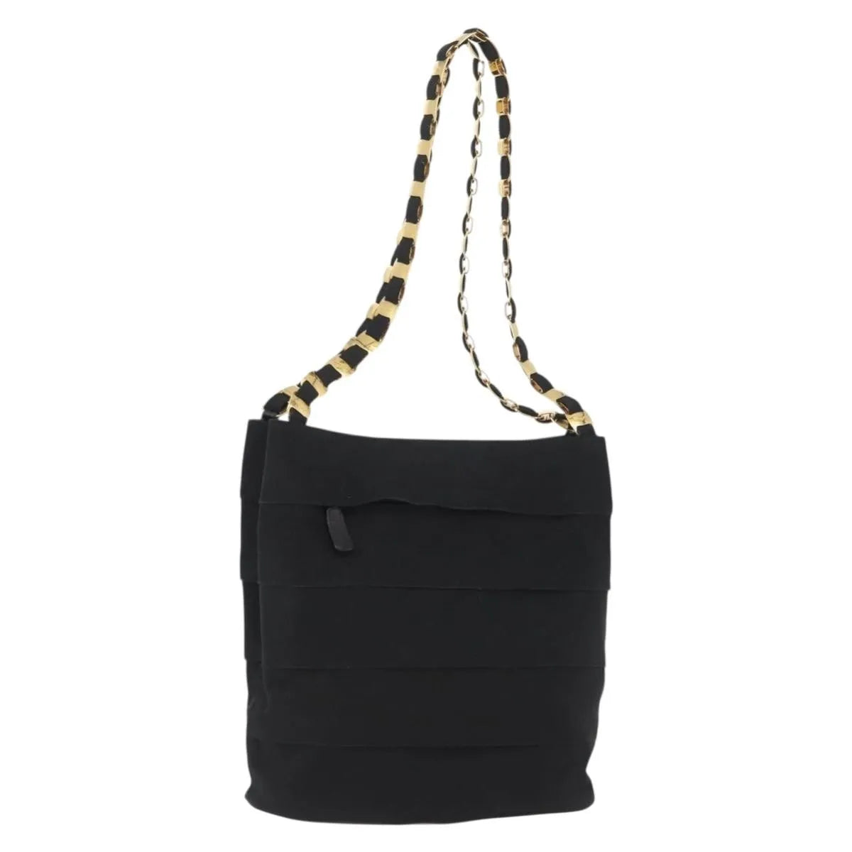 Salvatore Ferragamo Vala Nylon Black Nylon Shoulder Bag Bag (Pre-Owned)