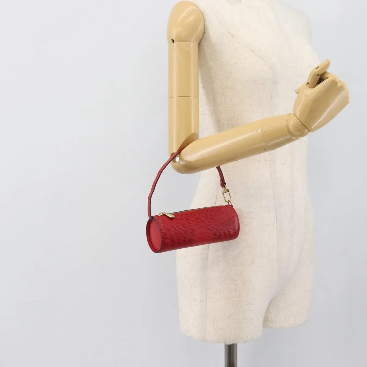Louis Vuitton Soufflot Pochette Epi Leather Red Leather Clutche & Pouche Bag (Pre-Owned)