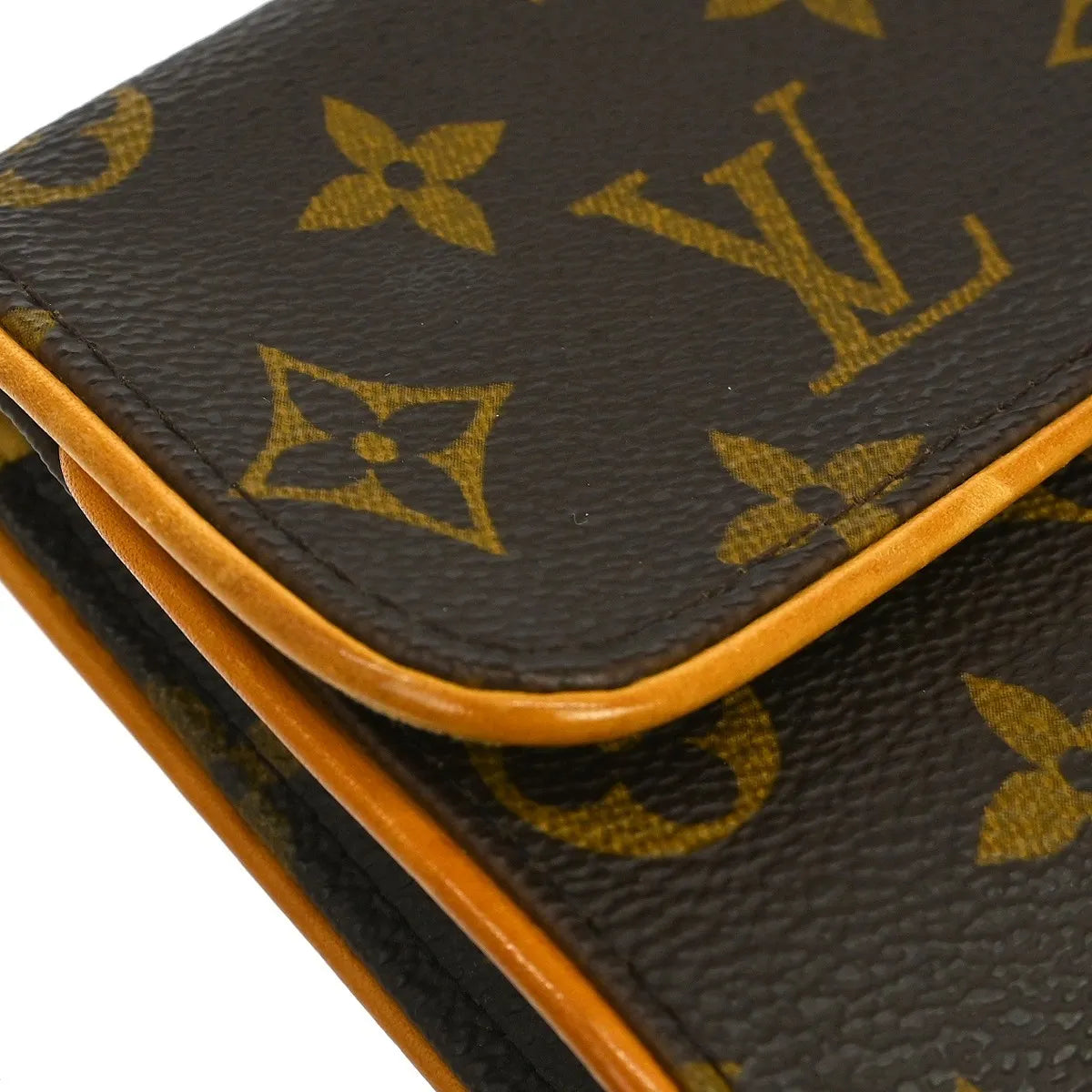 Louis Vuitton Twin Monogram Brown Canvas Clutche & Pouche Bag (Pre-Owned)