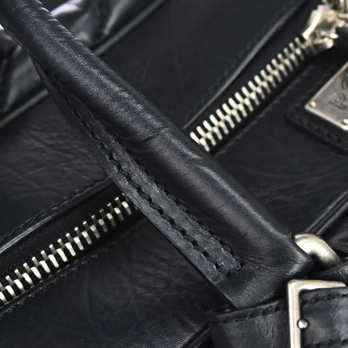 Chanel Chanel Paris New York Line Carry-On Bag Calfskin Black Calfskin Travel Bag Bag (Pre-Owned)