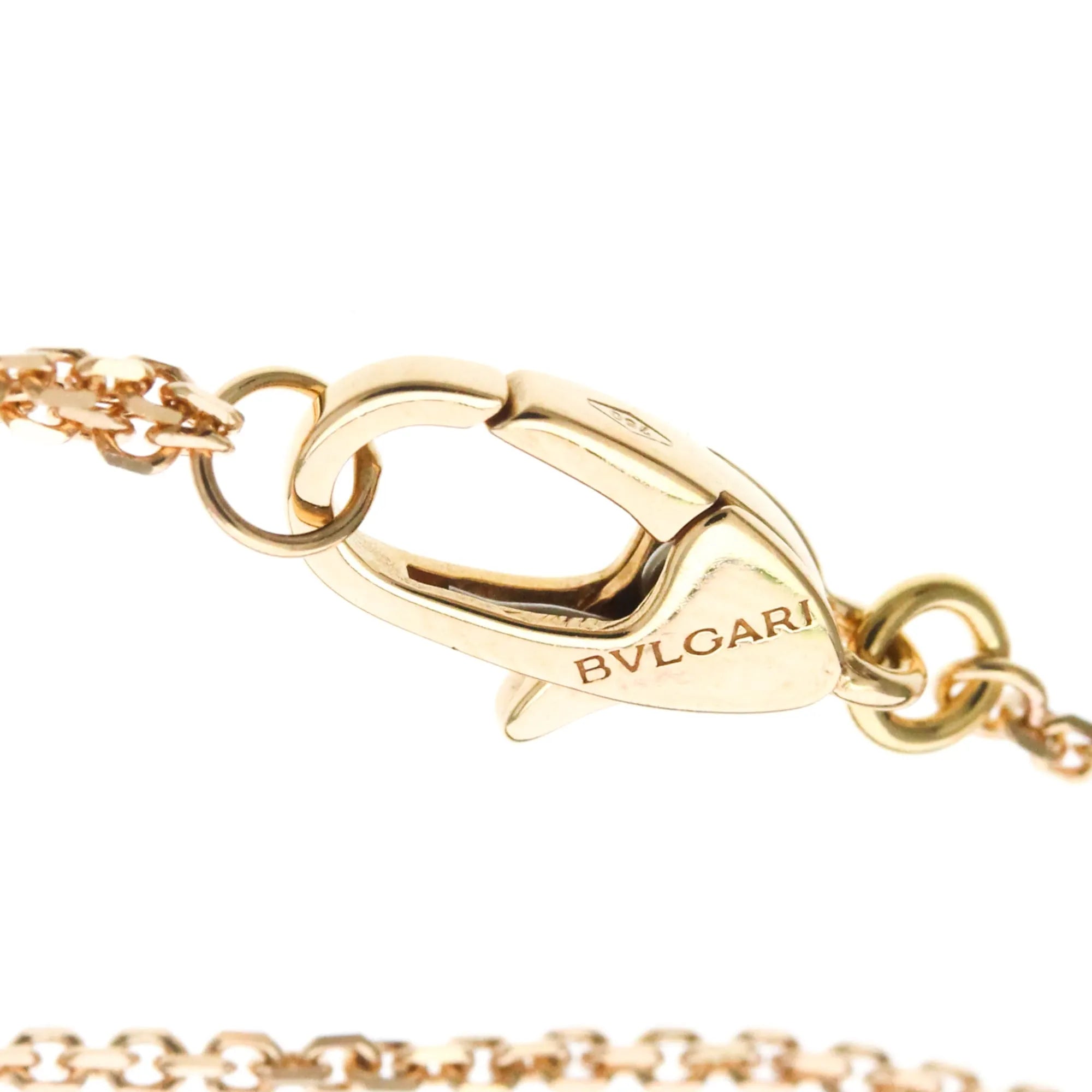 Bvlgari Divas' Dream Pendant 18K Rose Gold With Coral And Diamond Gold Pink_Gold Necklace Jewelry (Pre-Owned)