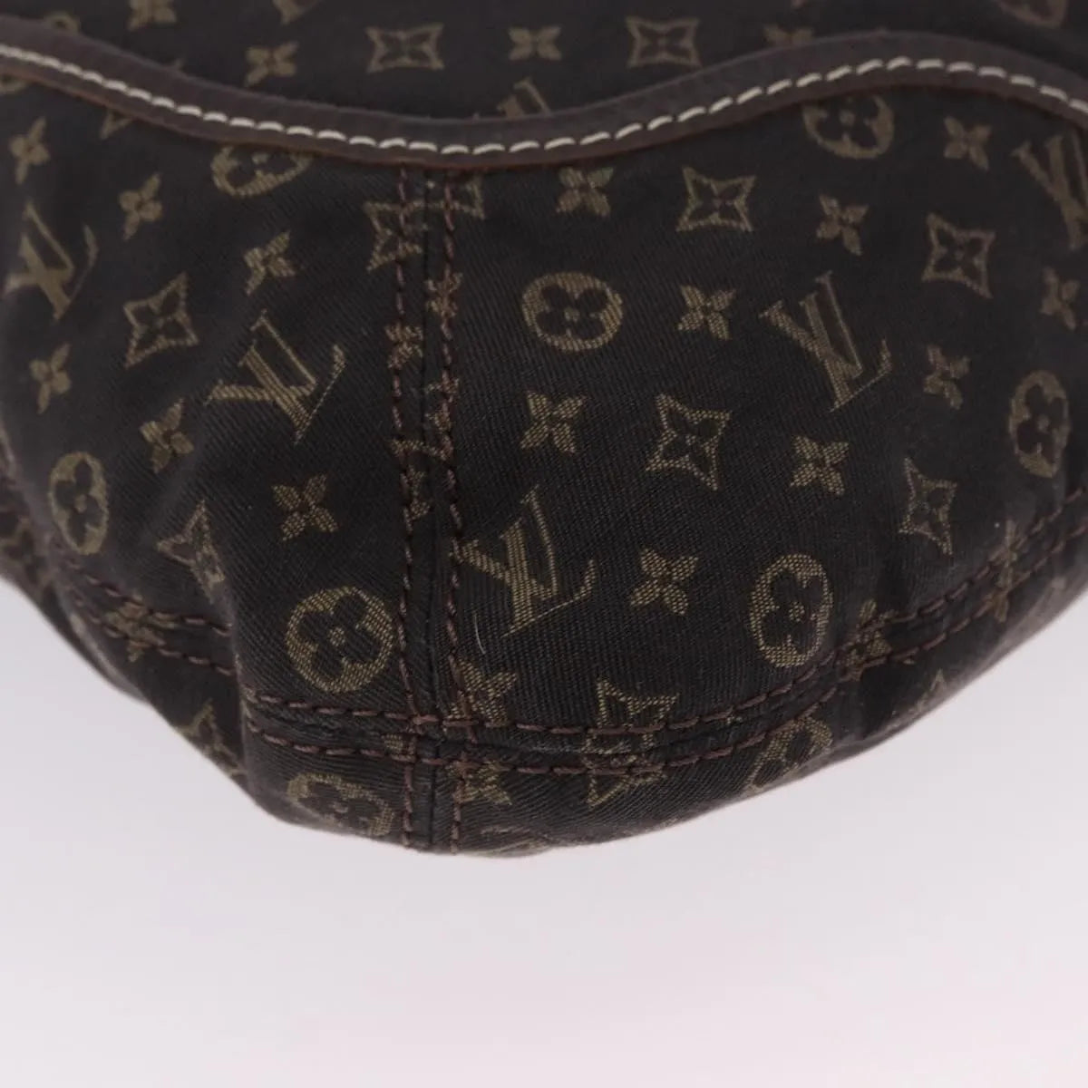 Louis Vuitton Angele Mini Lin Brown Canvas Handbag (Pre-Owned)
