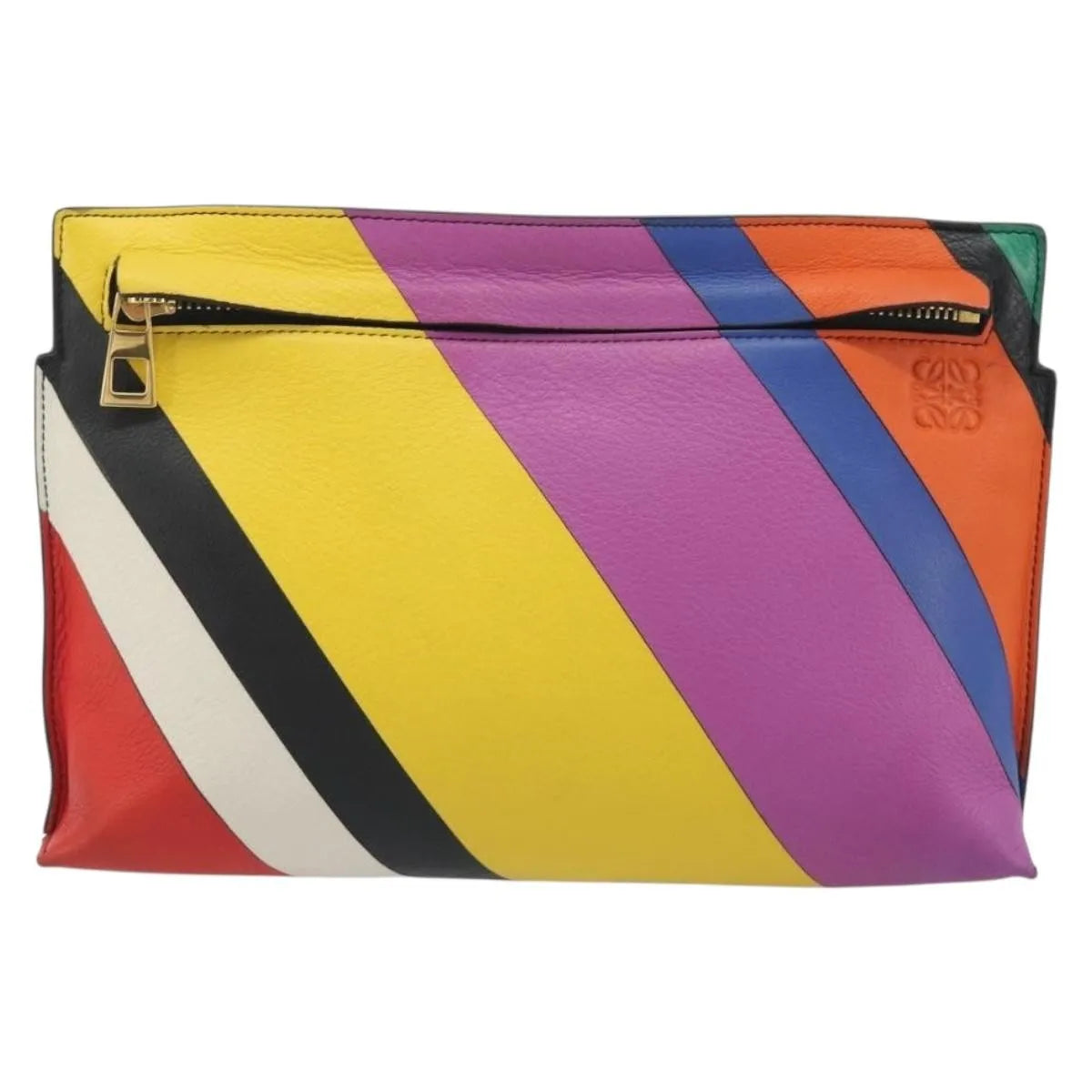 Loewe T Messenger Leather Multicolour Leather Shoulder Bag Bag (Pre-Owned)