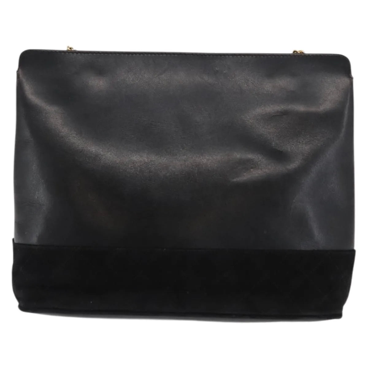 Salvatore Ferragamo Vintage Leather Black Leather Shoulder Bag Bag (Pre-Owned)