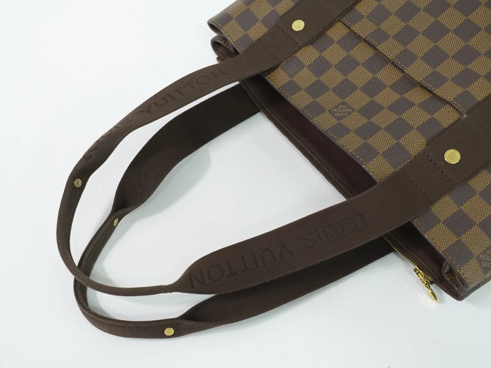 Louis Vuitton Beaubourg Damier Brown Canvas Tote Bag Bag (Pre-Owned)