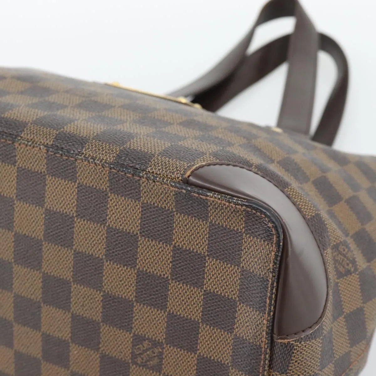 Louis Vuitton Hampstead Damier Brown Canvas Tote Bag Bag (Pre-Owned)
