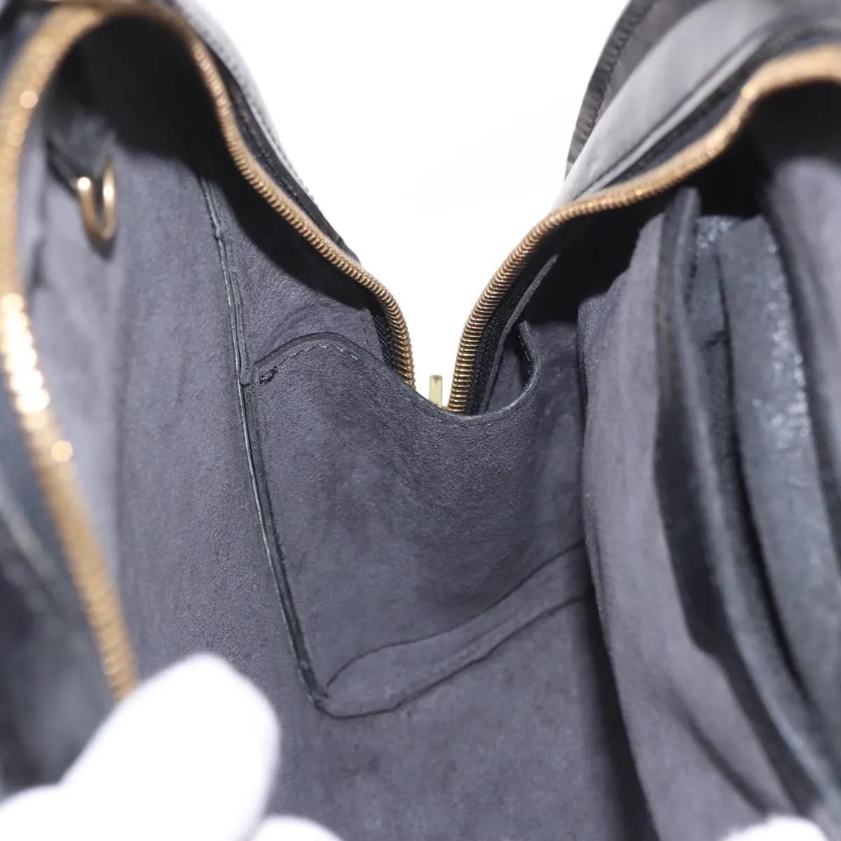 Louis Vuitton Mabillon Epi Leather Black Leather Backpack Bag (Pre-Owned)