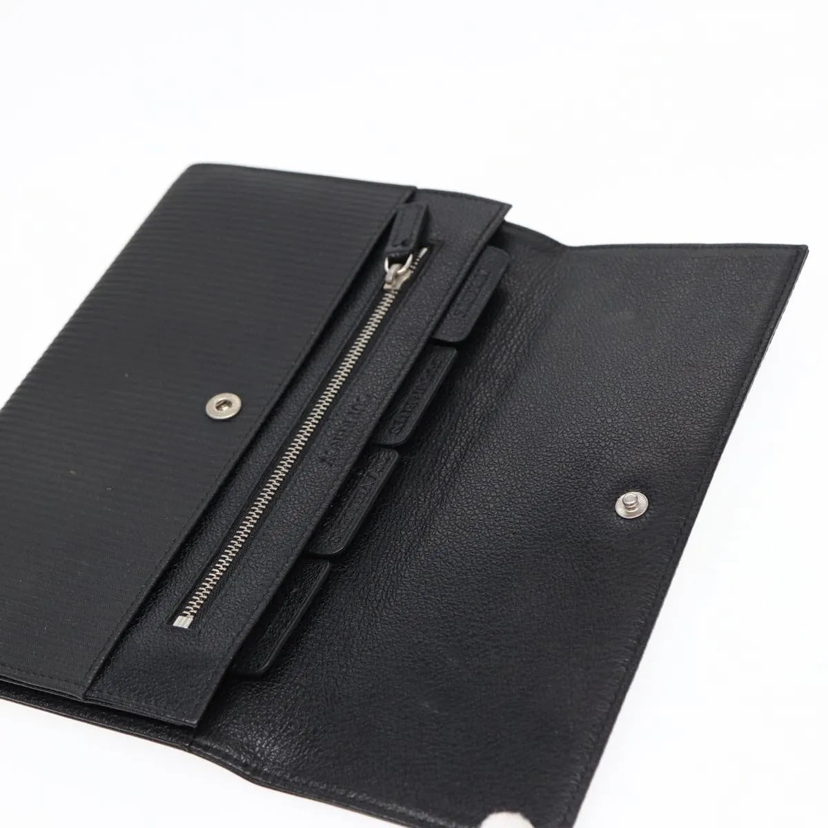 Bvlgari Clutch Pvc Leather Black Pvc Clutche & Pouche Bag (Pre-Owned)