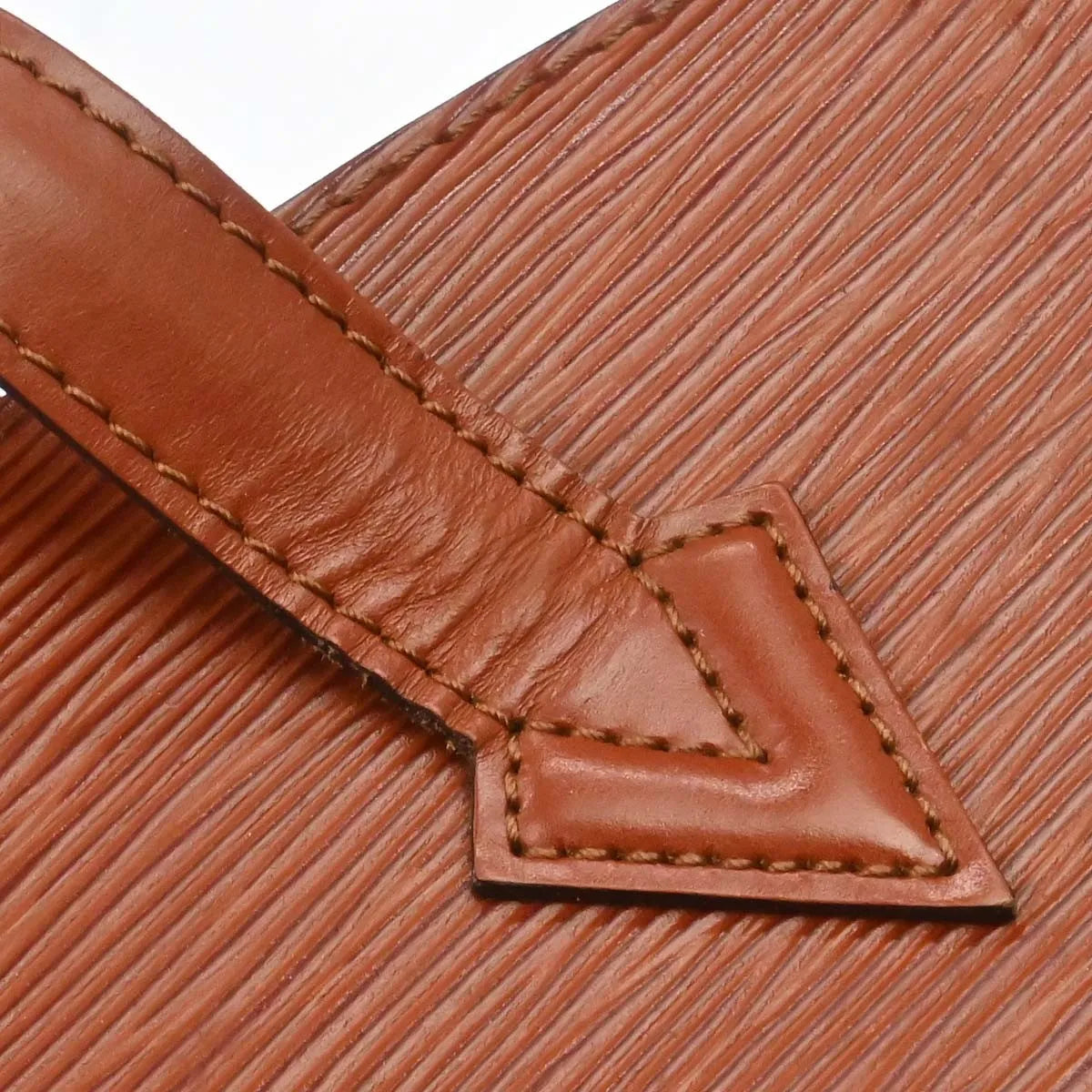 Louis Vuitton Saint Jacques Epi Leather Brown Leather Handbag (Pre-Owned)