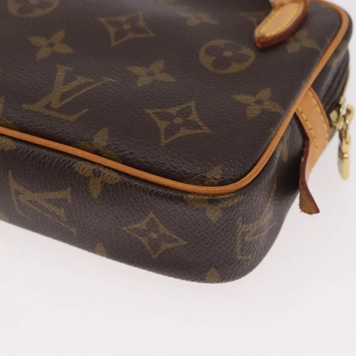 Louis Vuitton Pochette Marly Bandouliere Bag Monogram Canvas Brown Canvas Clutche & Pouche Bag (Pre-Owned)