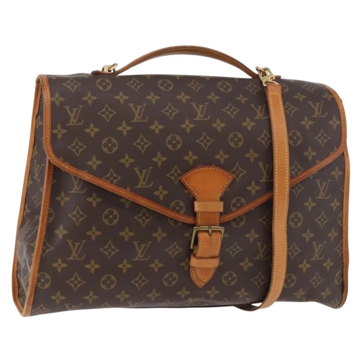 Louis Vuitton Beverly Monogram Canvas Brown Canvas Handbag (Pre-Owned)