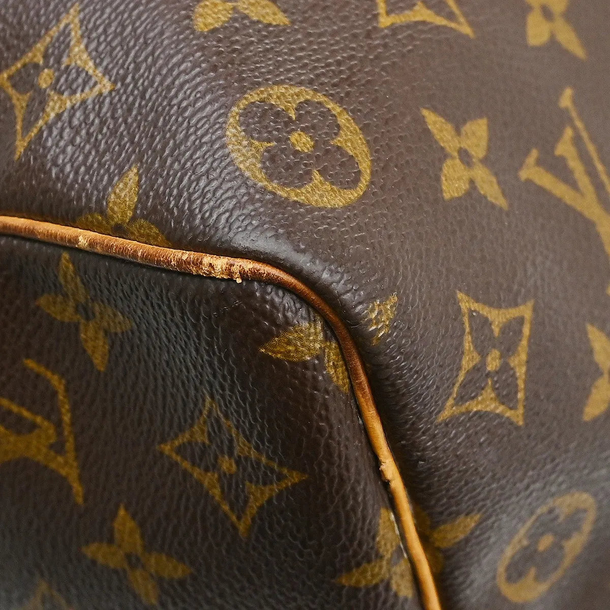 Louis Vuitton Keepall Monogram Canvas Brown Canvas Travel Bag Bag (Pre-Owned)