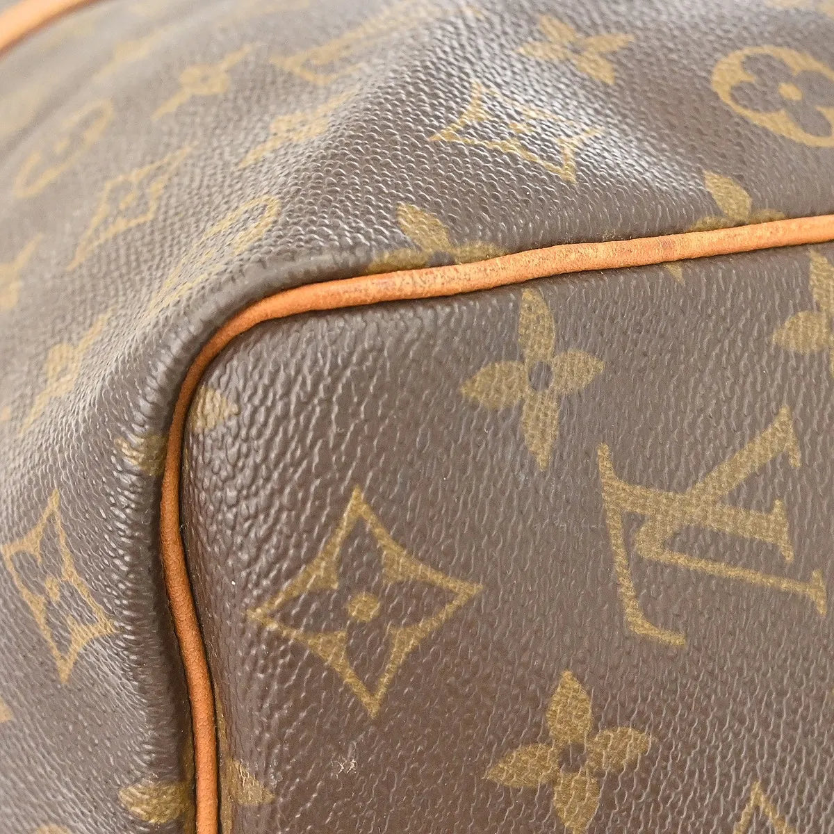 Louis Vuitton Keepall Monogram Canvas Brown Canvas Travel Bag Bag (Pre-Owned)