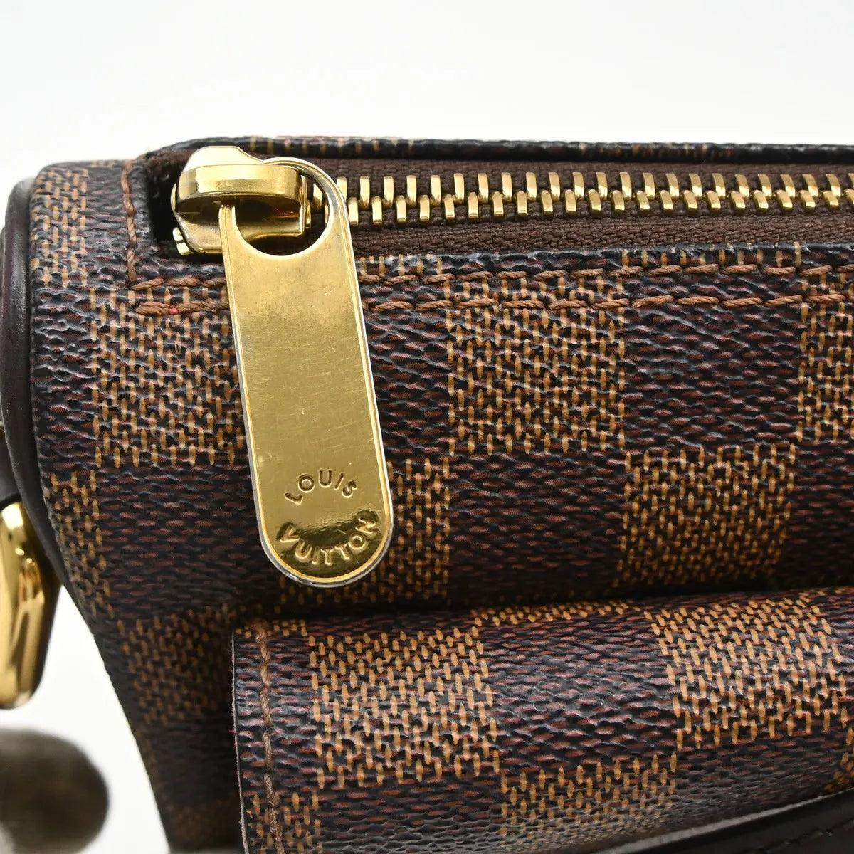 Louis Vuitton Ravello Damier Ebene Brown Canvas Shoulder Bag Bag (Pre-Owned)