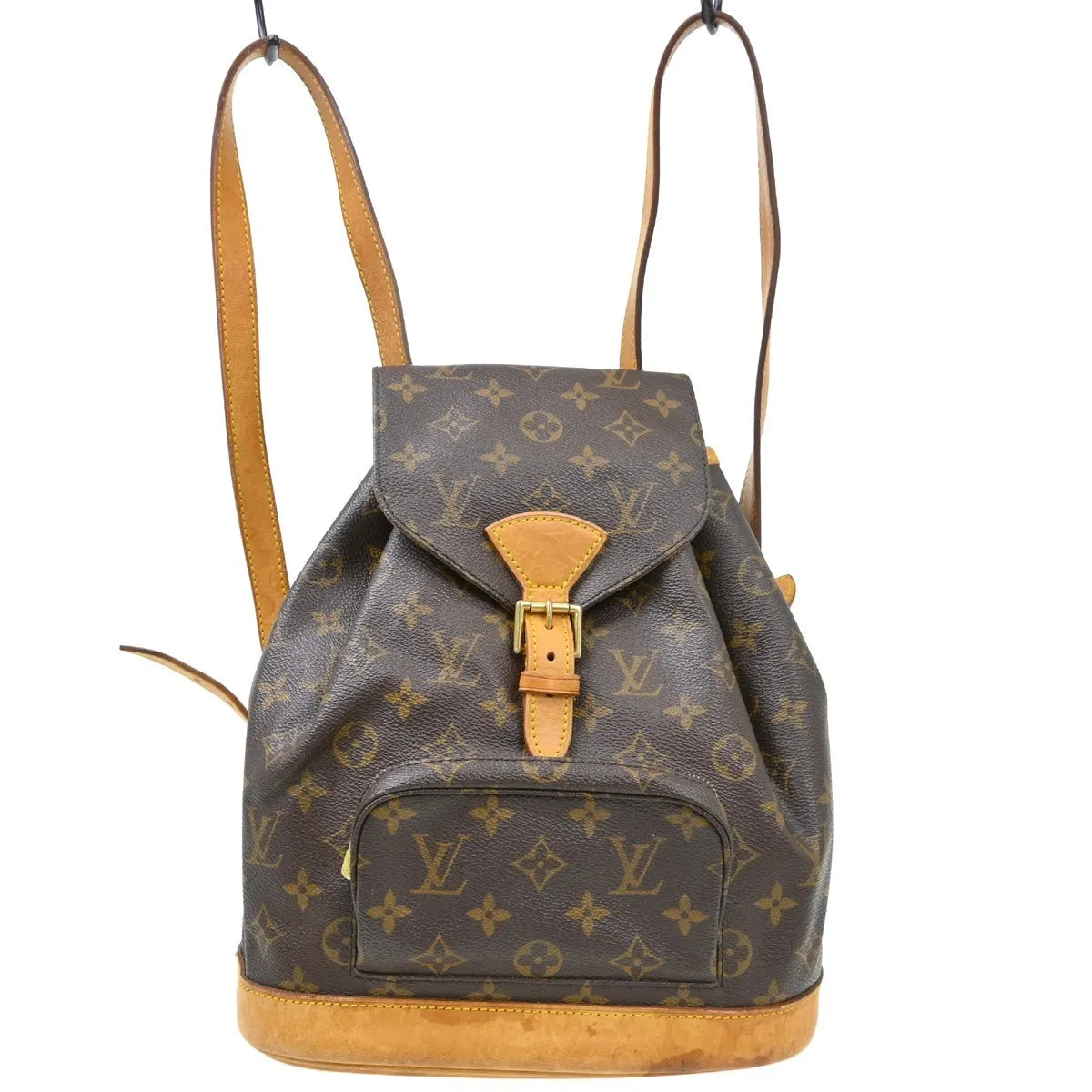 Louis Vuitton Vintage Montsouris Monogram Canvas Brown Canvas Backpack Bag (Pre-Owned)