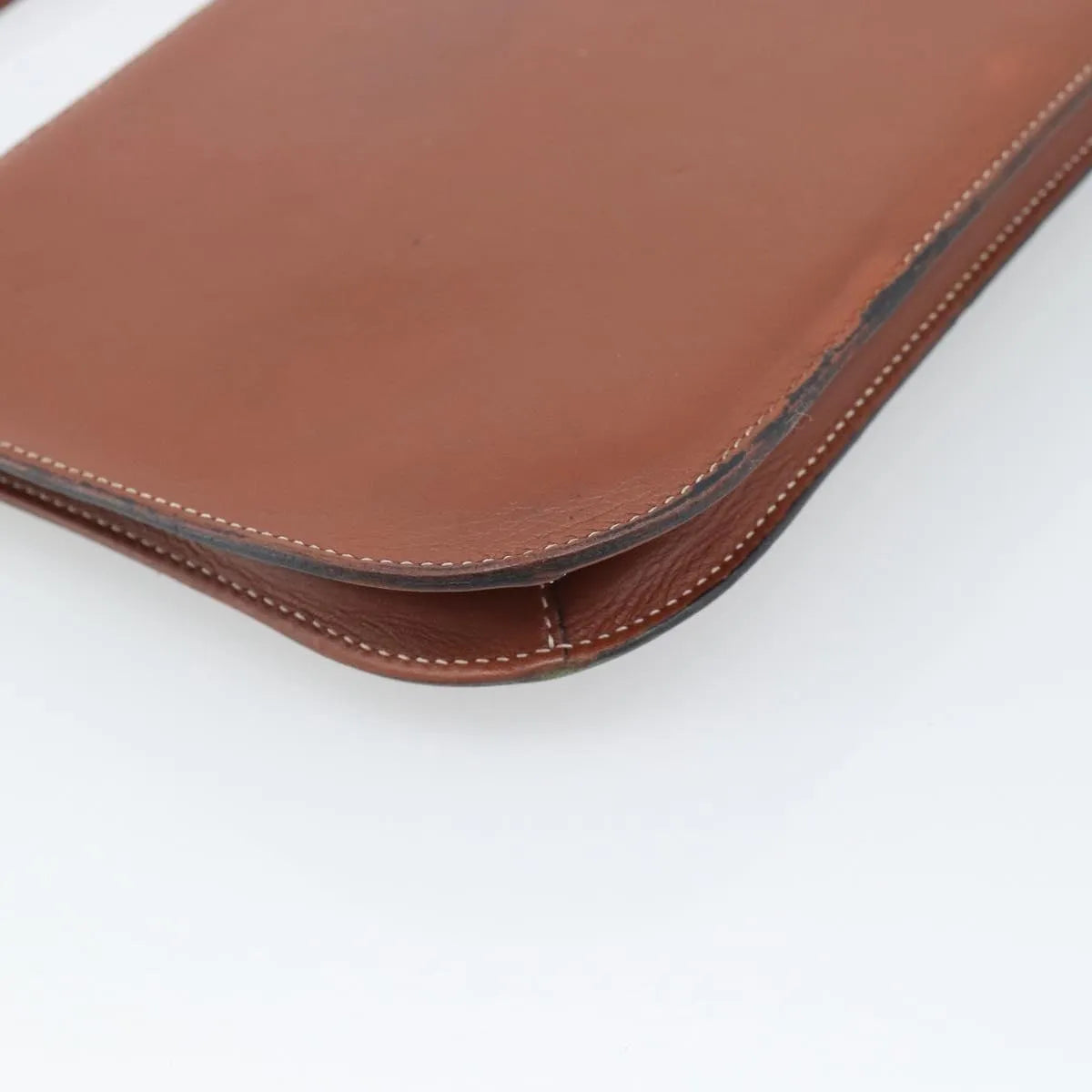 Loewe Gate Double Zip Leather Brown Leather Shoulder Bag Bag (Pre-Owned)