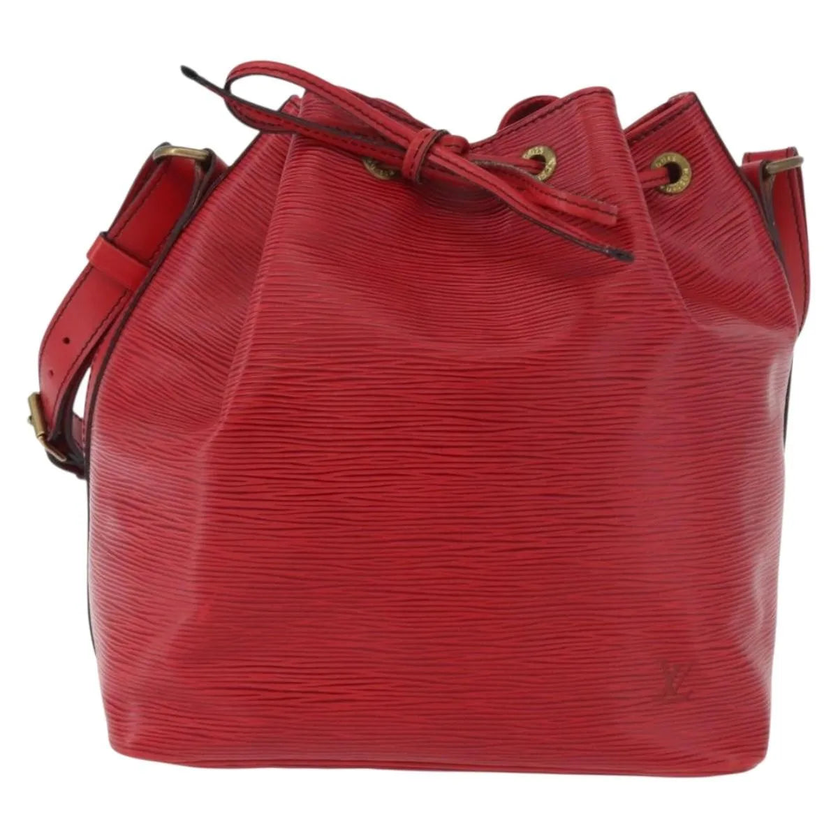 Louis Vuitton Petit Noe Epi Leather Red Leather Shoulder Bag Bag (Pre-Owned)