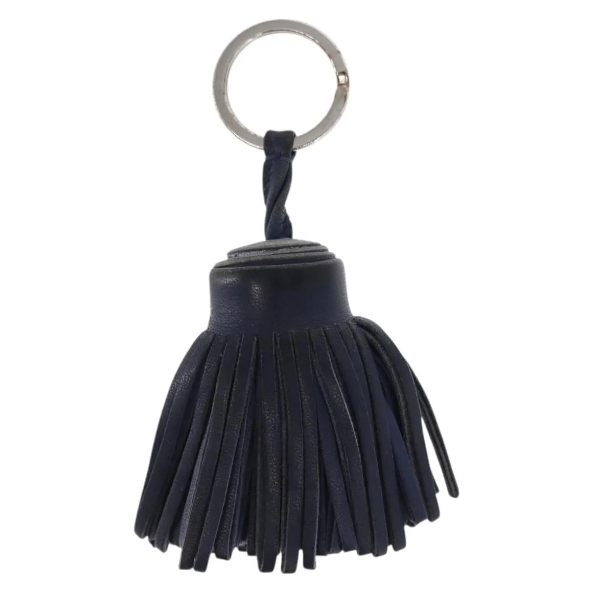 Hermes Carmen Keychain Leather Navy Leather Charms And Keychains Accessory (Pre-Owned)