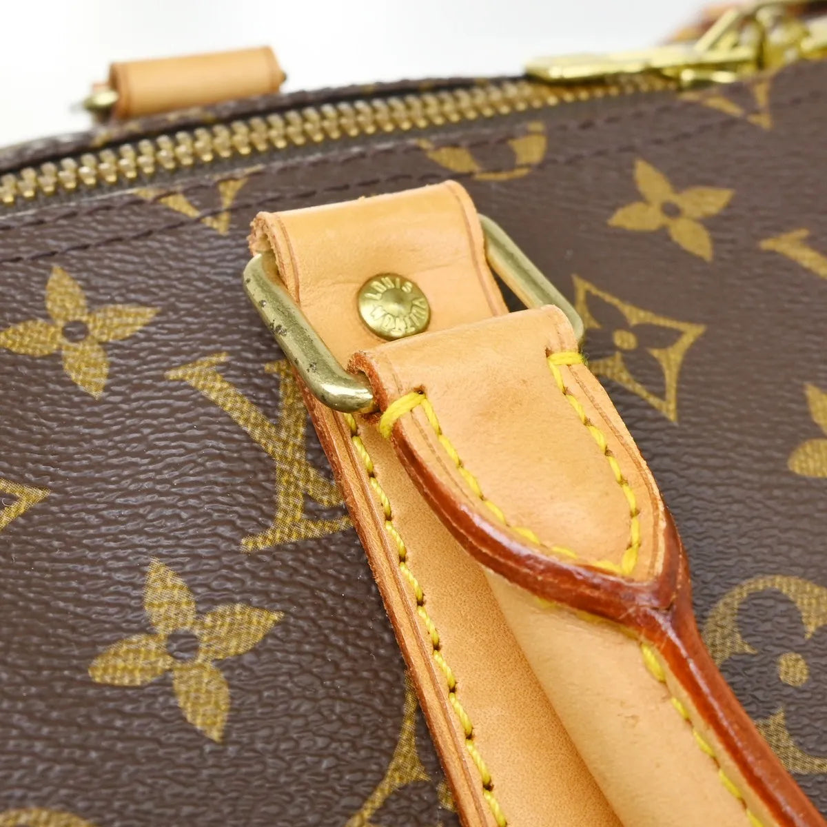 Louis Vuitton Keepall Monogram Canvas Brown Canvas Travel Bag Bag (Pre-Owned)