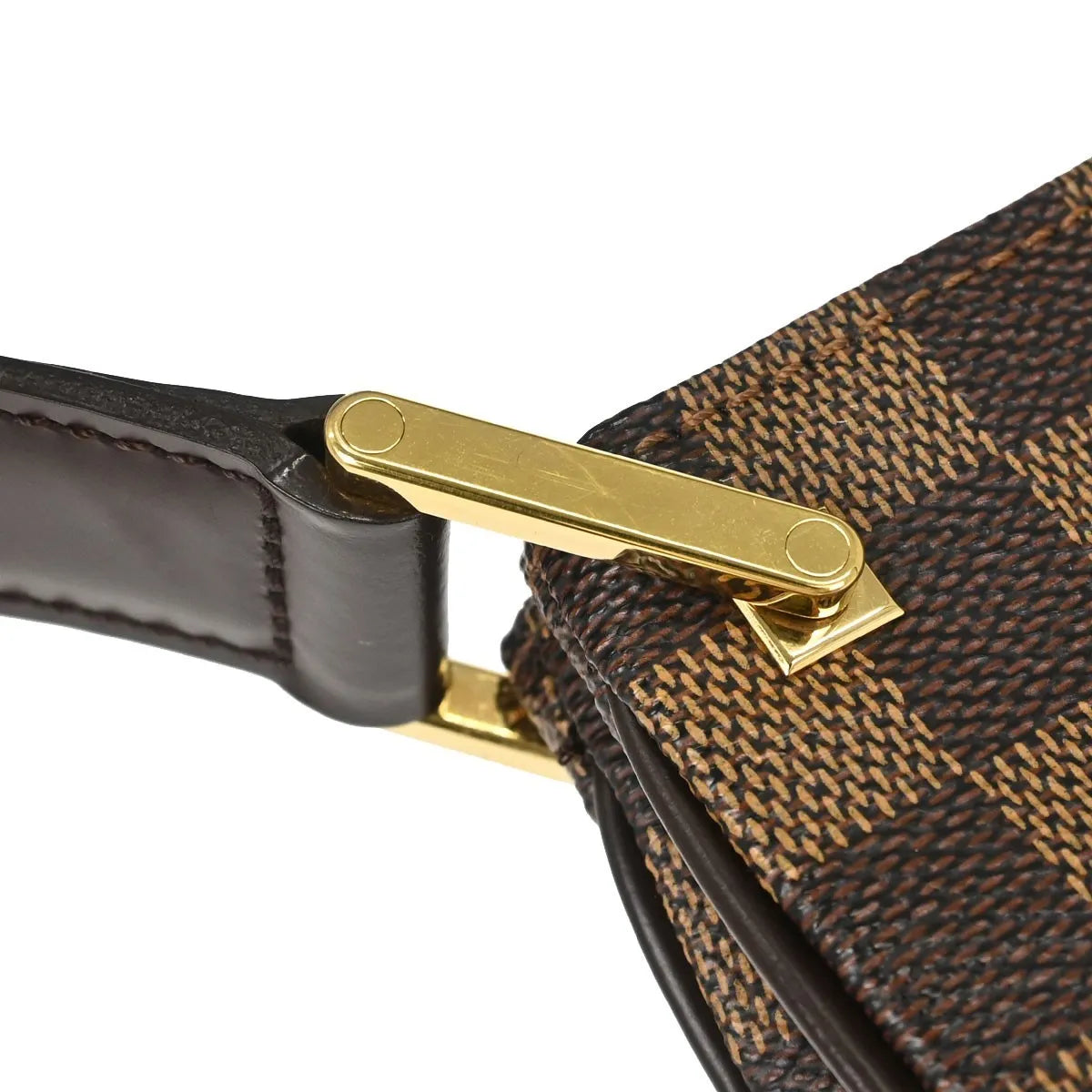 Louis Vuitton Aubagne Damier Ebene Brown Canvas Shoulder Bag Bag (Pre-Owned)