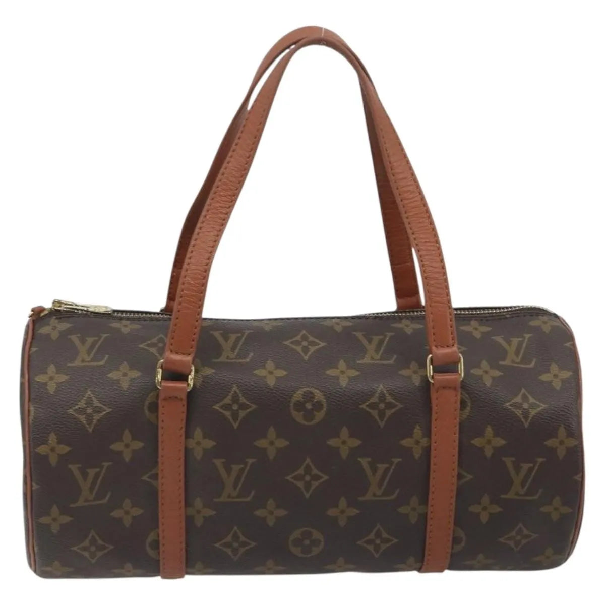 Louis Vuitton Papillon Monogram Brown Canvas Handbag (Pre-Owned)