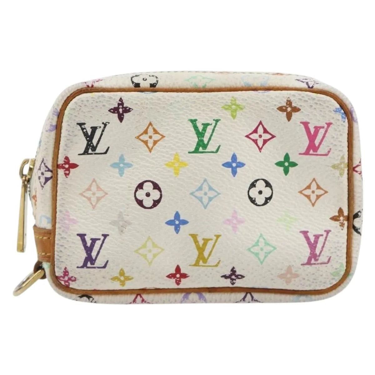 Louis Vuitton Wapity Trousse Monogram Multicolor White Canvas Clutche & Pouche Bag (Pre-Owned)
