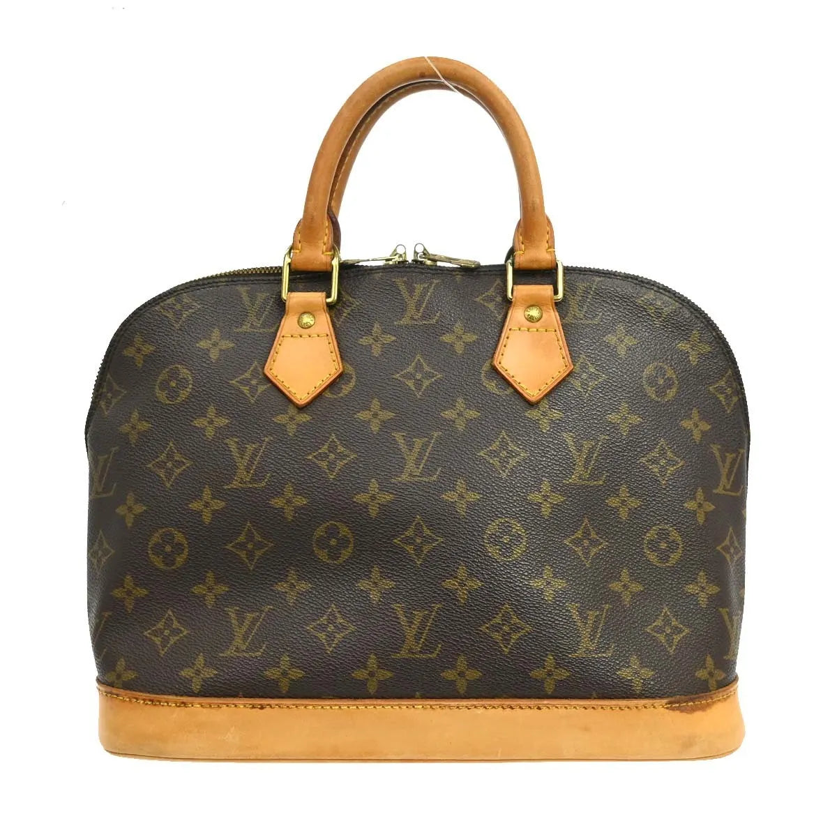 Louis Vuitton Alma Monogram Canvas Brown Canvas Handbag (Pre-Owned)