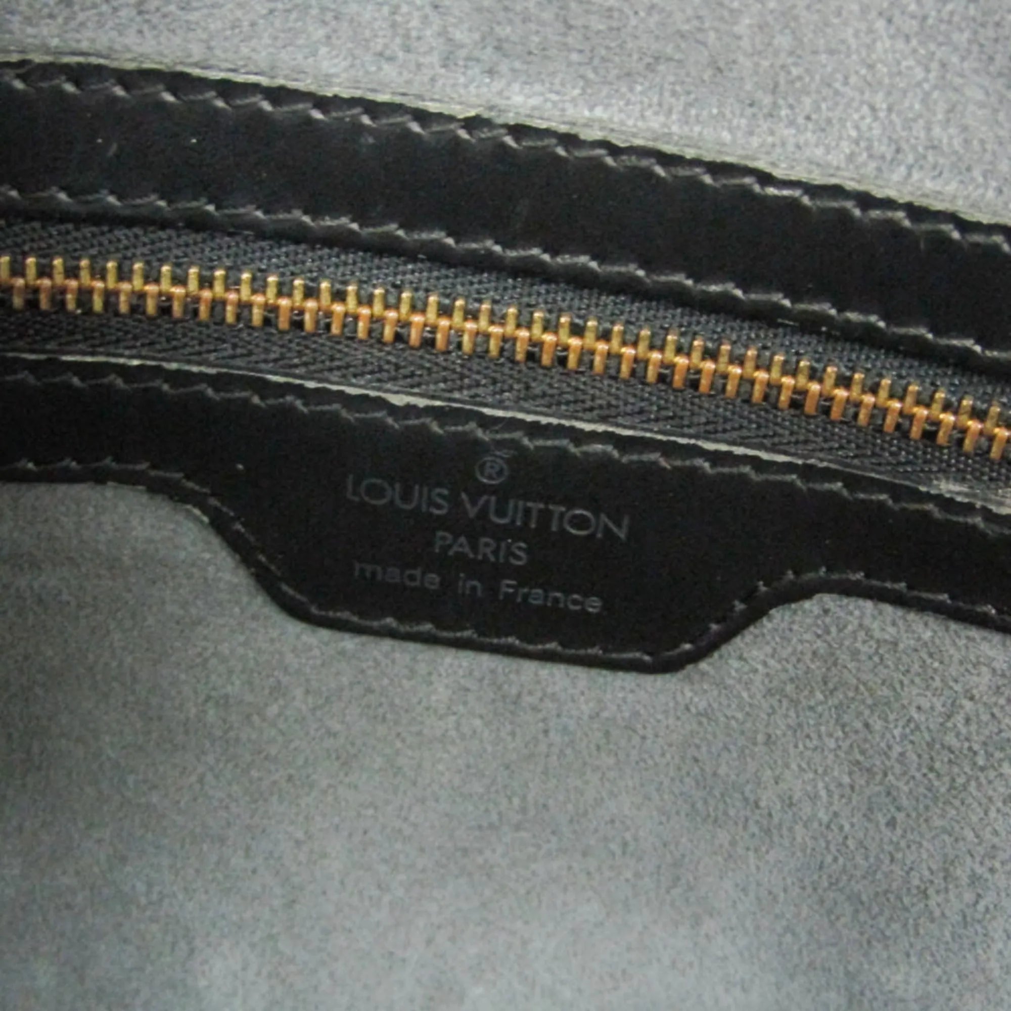 Louis Vuitton Lussac Epi Leather Black Leather Shoulder Bag Bag (Pre-Owned)