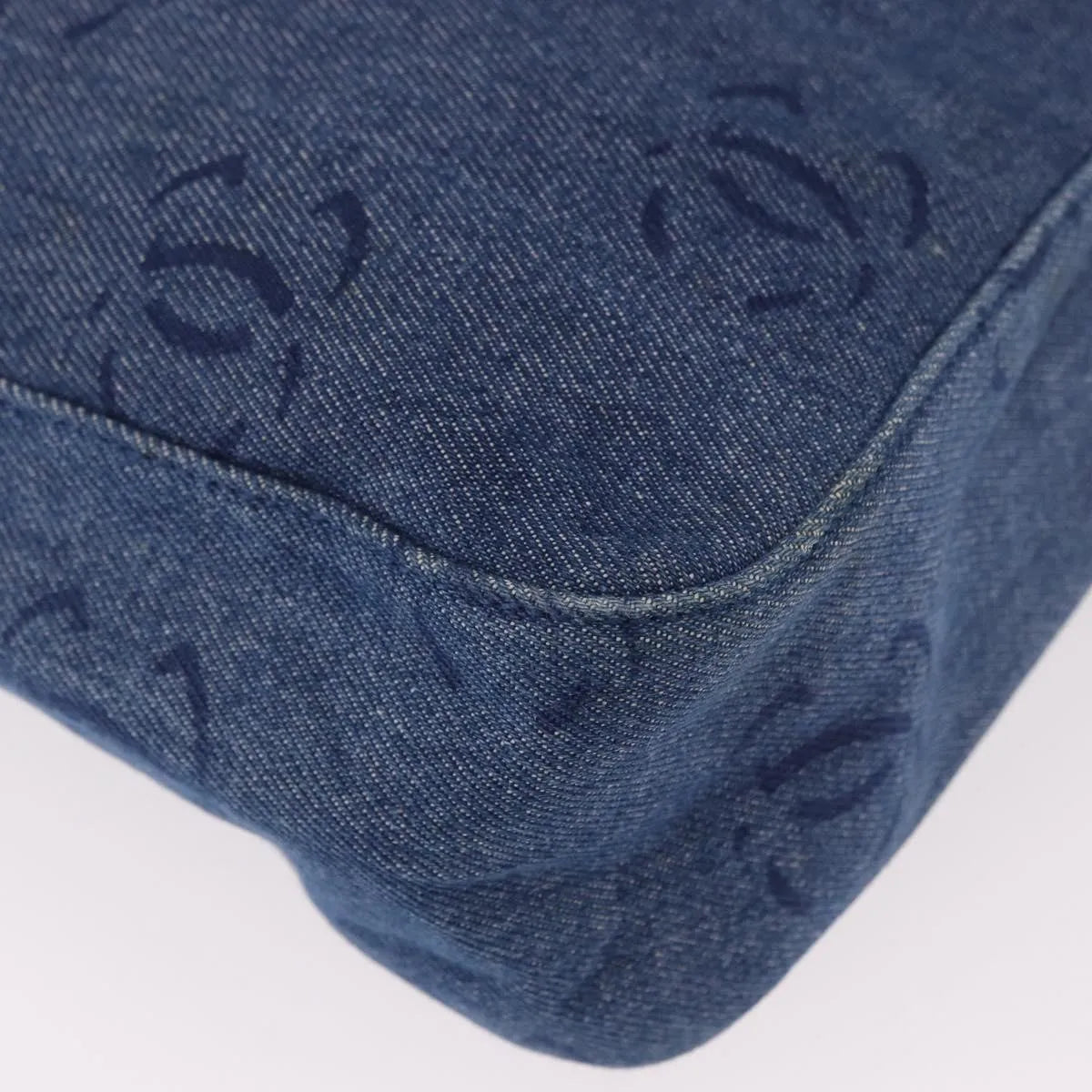 Chanel Cc Shoulder Bag Denim Blue Denim_Jeans Shoulder Bag Bag (Pre-Owned)
