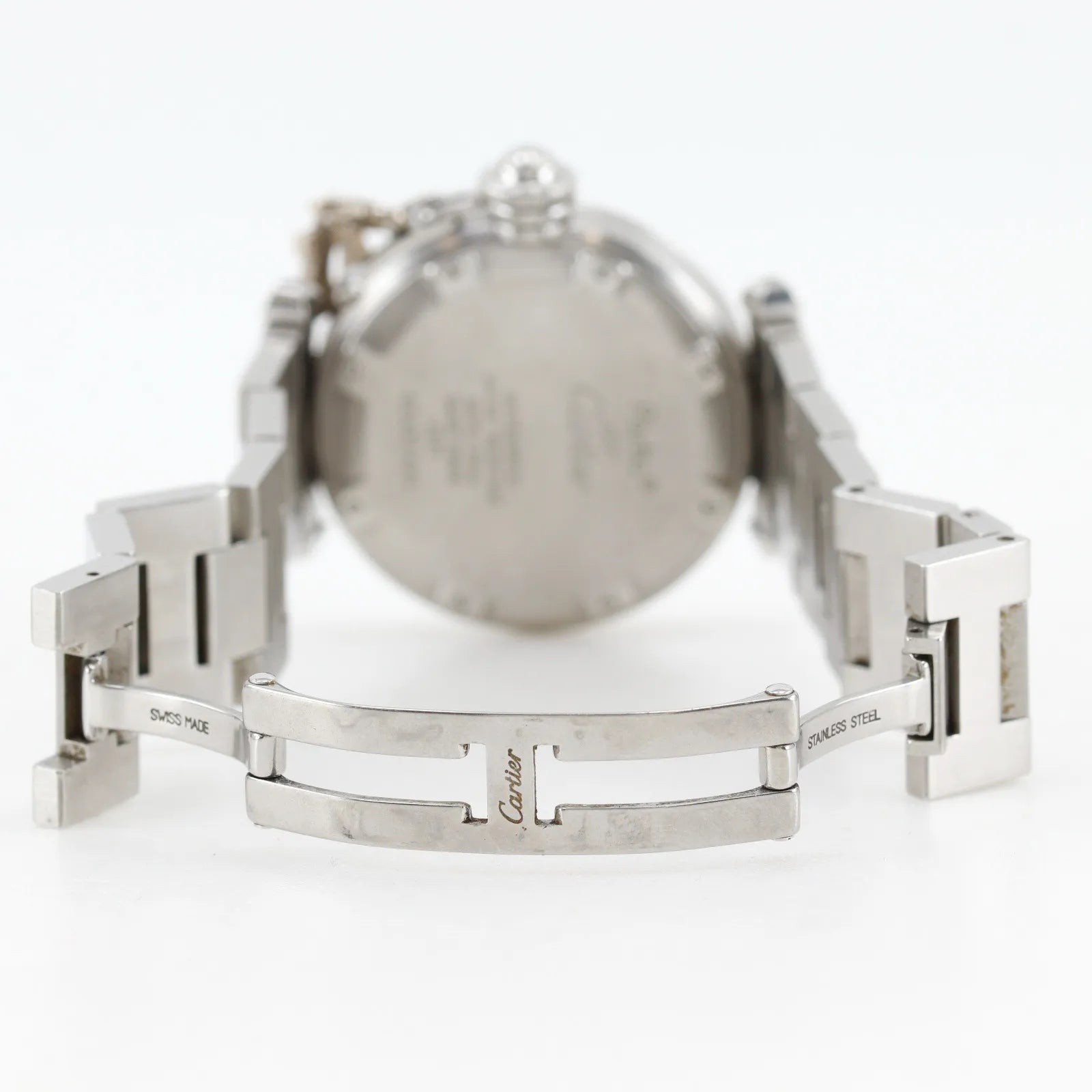 Cartier Pasha C Gmt Automatic Stainless Steel Watch (Pre-Owned)