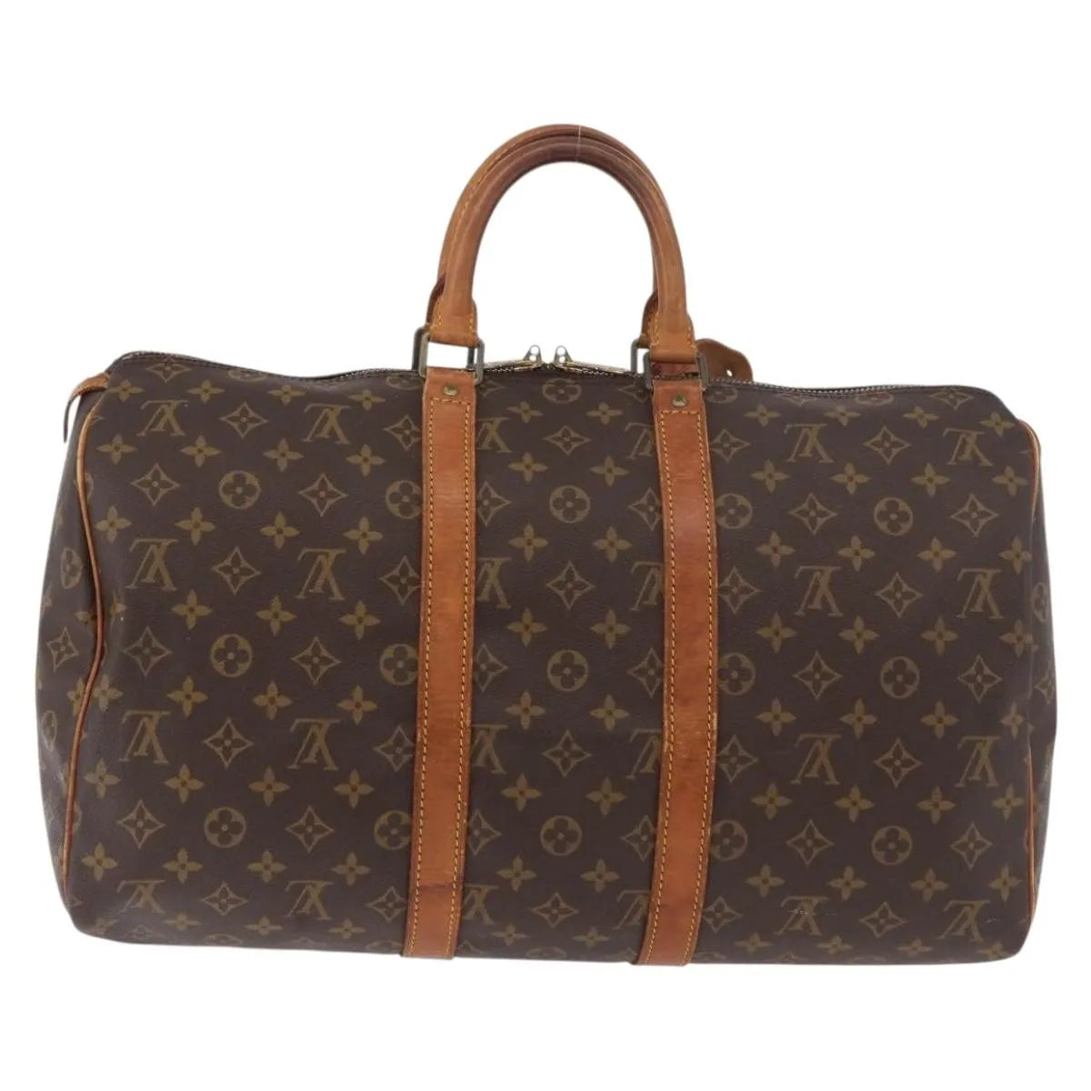 Louis Vuitton Keepall Monogram Canvas Brown Canvas Travel Bag Bag (Pre-Owned)