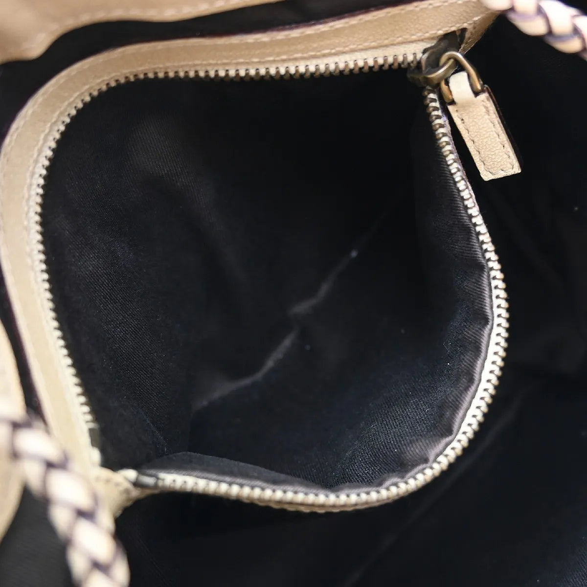 Gucci Miss Gg Tote Gg Canvas With Leather Beige Canvas Handbag (Pre-Owned)