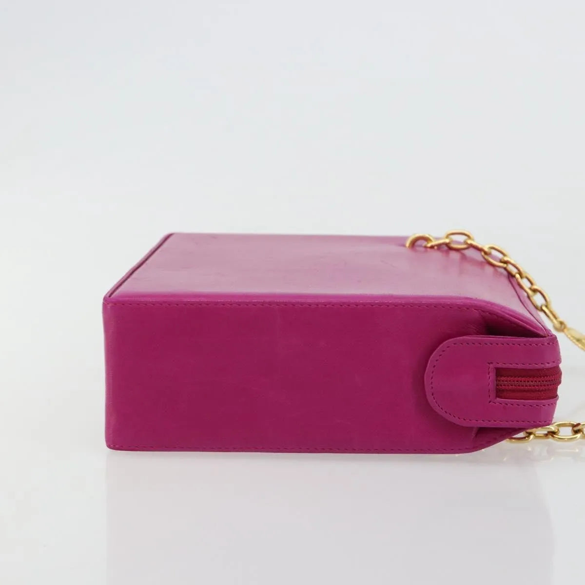 Christian Dior Chain Pink Leather Shoulder Bag Bag (Pre-Owned)