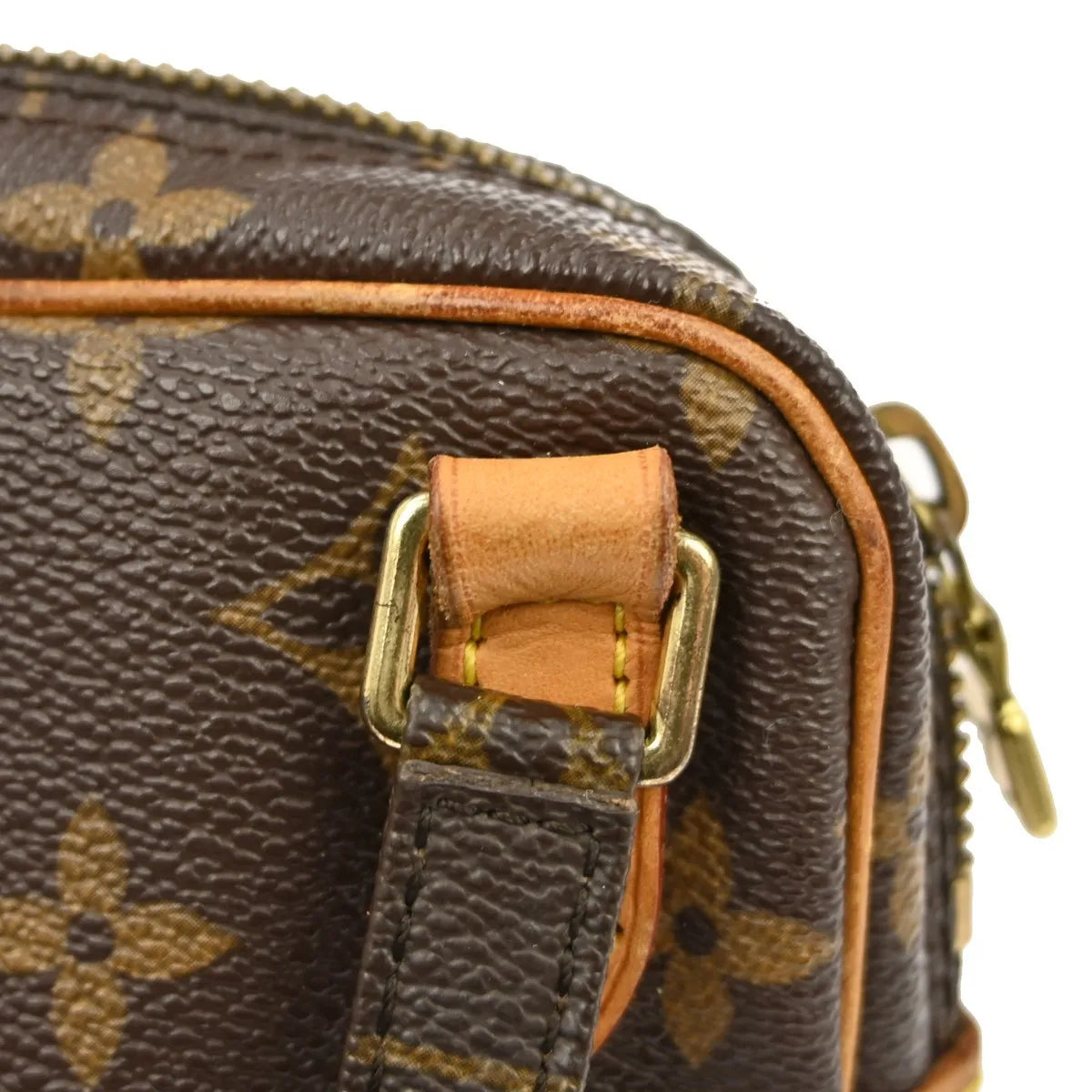 Louis Vuitton Pochette Marly Bandouliere Monogram Canvas Brown Canvas Shoulder Bag Bag (Pre-Owned)