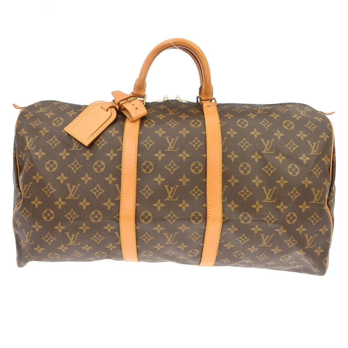 Louis Vuitton Keepall Monogram Canvas Brown Canvas Travel Bag Bag (Pre-Owned)