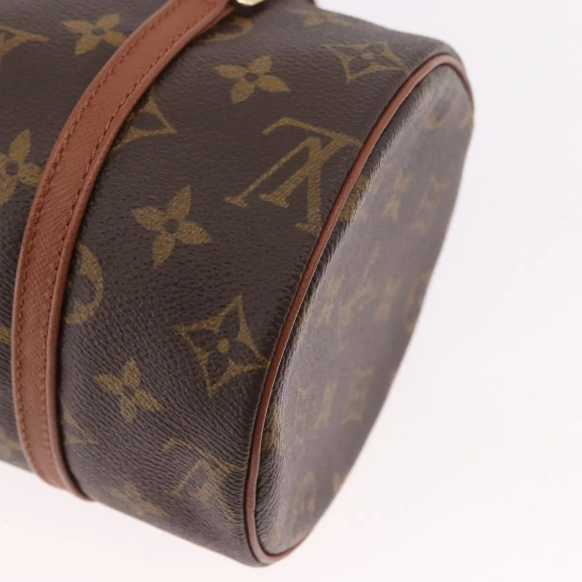 Louis Vuitton Papillon Monogram Canvas Brown Canvas Handbag (Pre-Owned)