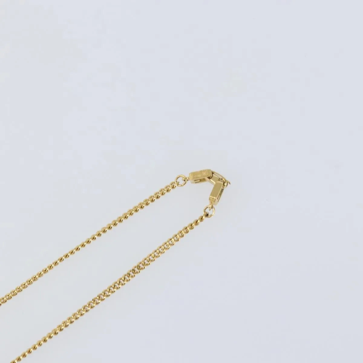Givenchy Logo G Metal Gold Metal Necklace Jewelry (Pre-Owned)