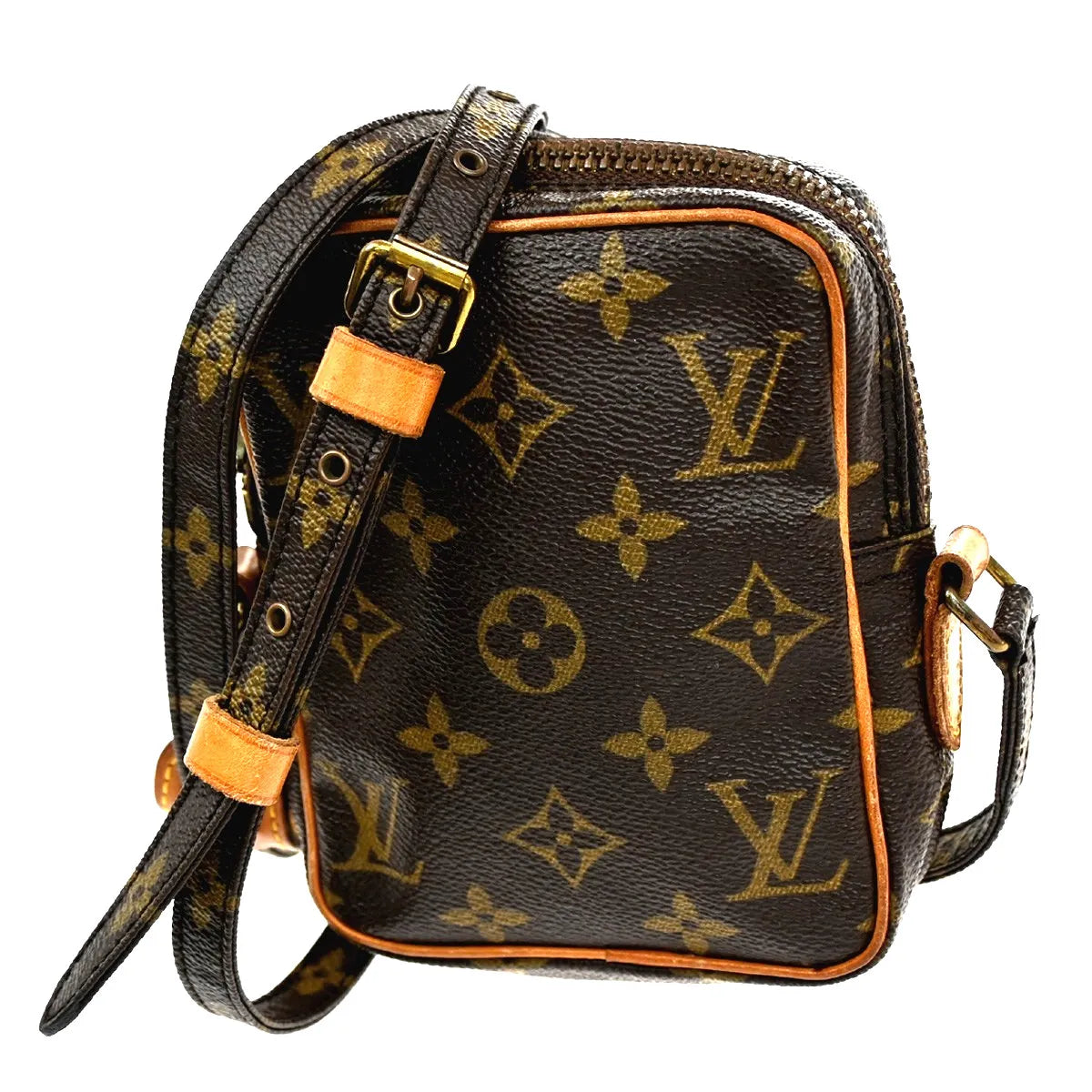 Louis Vuitton Danube Monogram Canvas Brown Canvas Clutche & Pouche Bag (Pre-Owned)