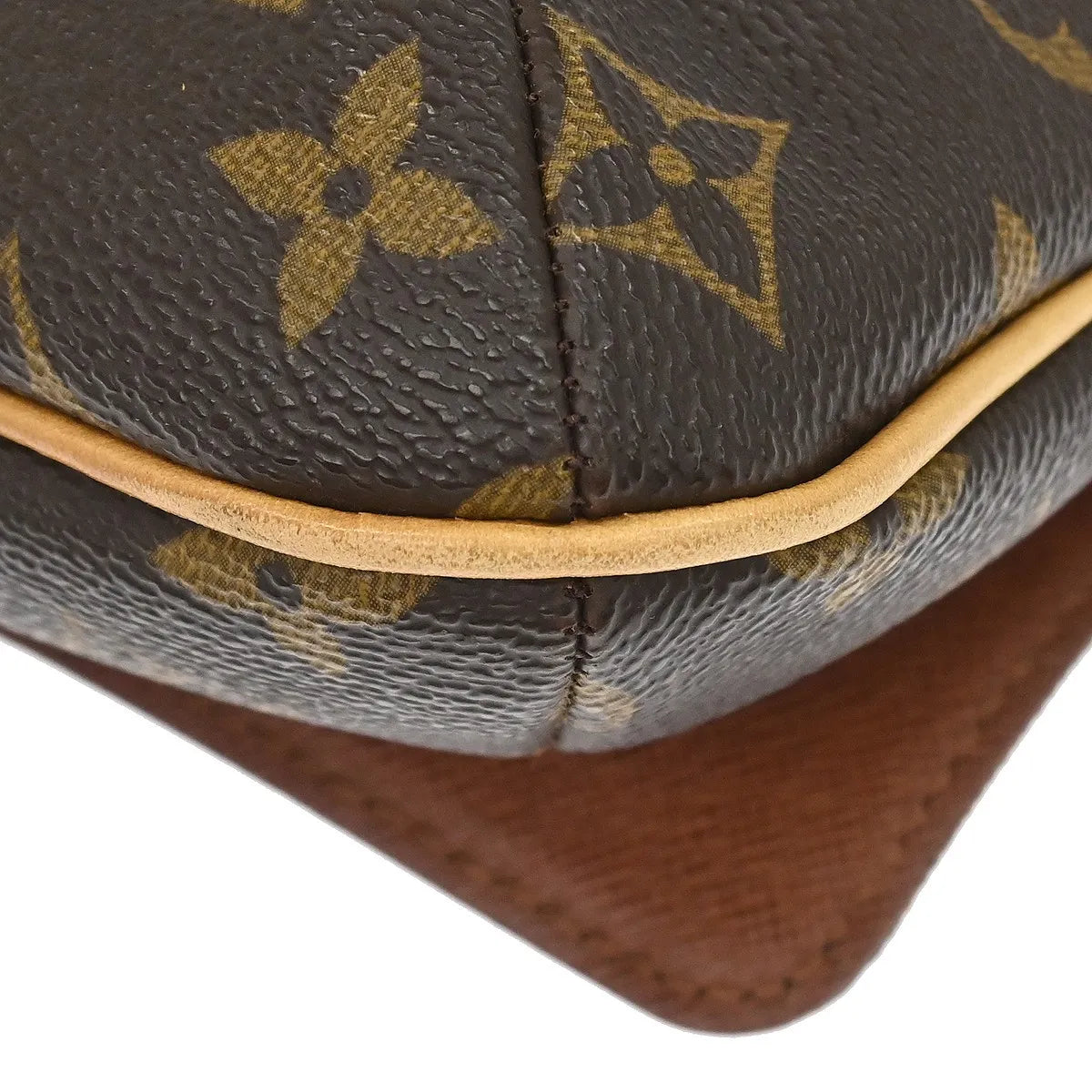 Louis Vuitton Musette Tango Monogram Canvas Brown Canvas Shoulder Bag Bag (Pre-Owned)