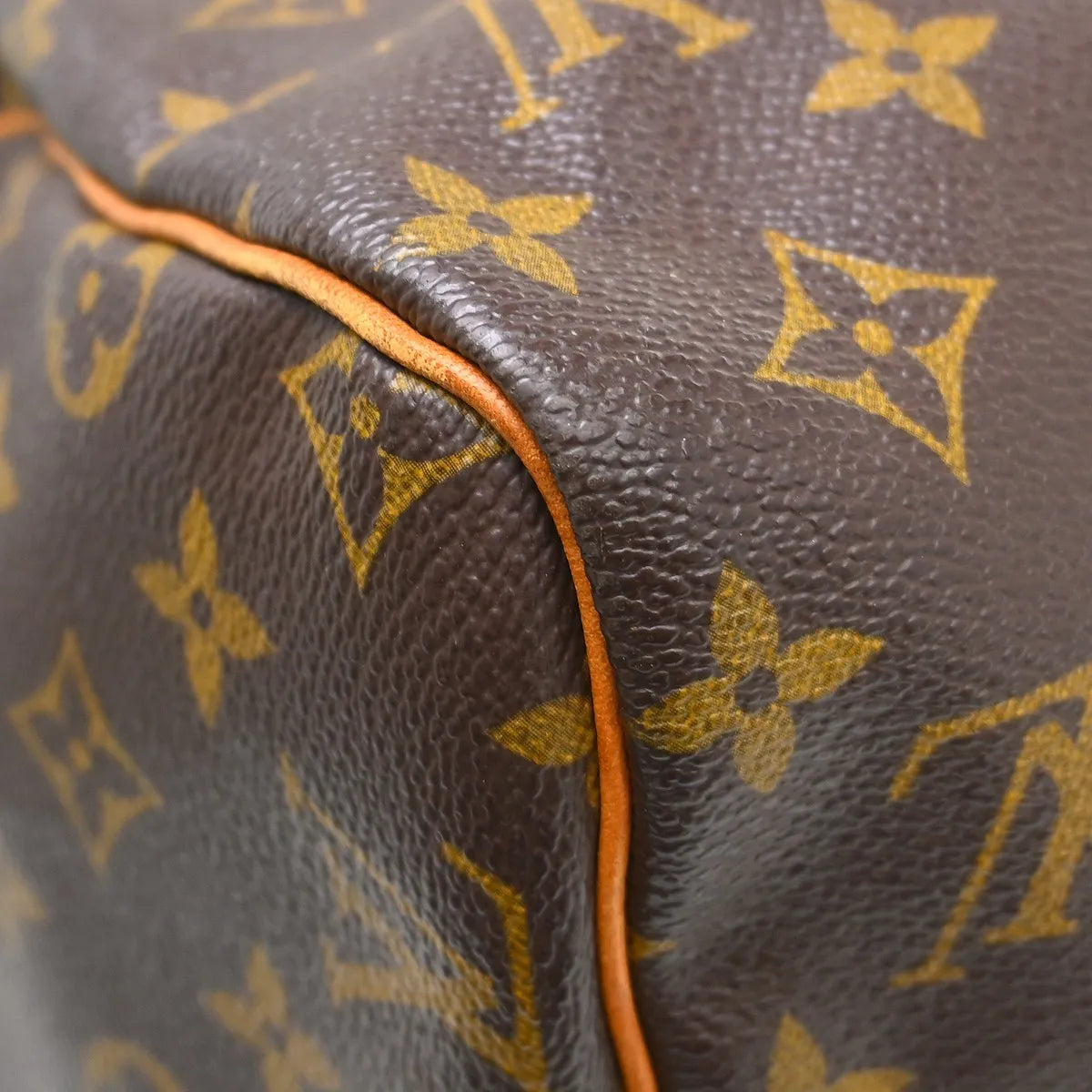Louis Vuitton Speedy Handbag Monogram Canvas Brown Canvas Handbag (Pre-Owned)