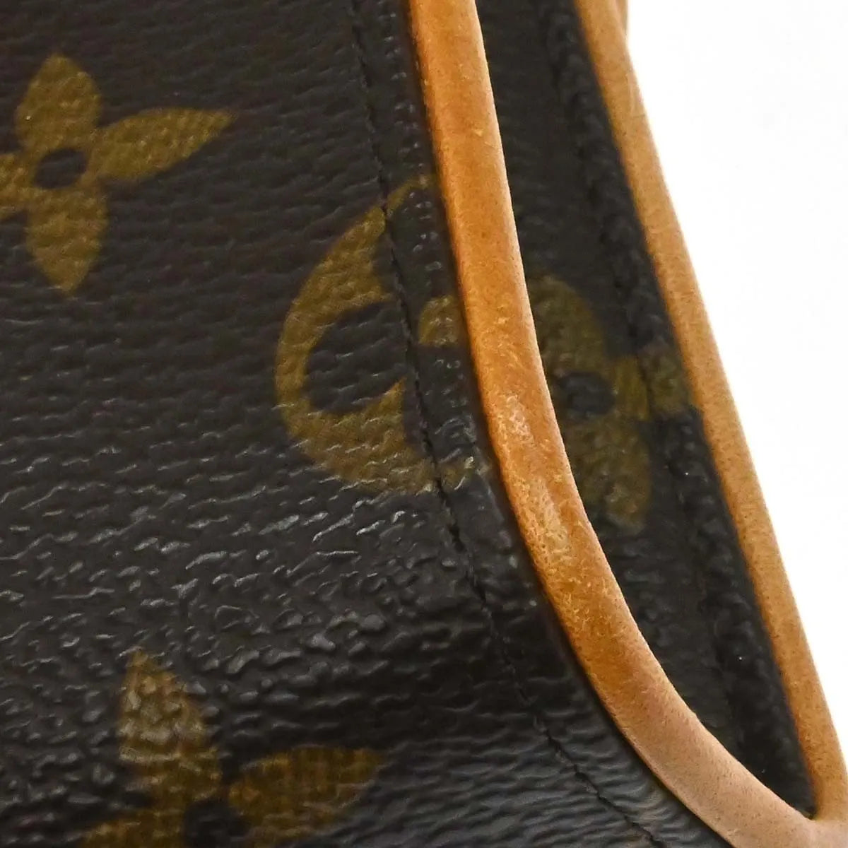 Louis Vuitton Florentine Pochette Monogram Canvas Brown Canvas Clutche & Pouche Bag (Pre-Owned)