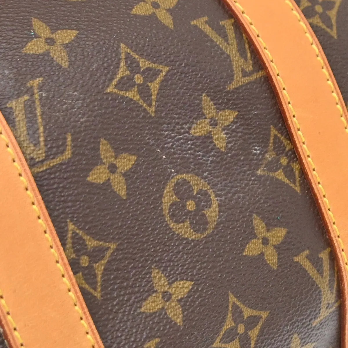 Louis Vuitton Keepall Monogram Brown Canvas Travel Bag Bag (Pre-Owned)