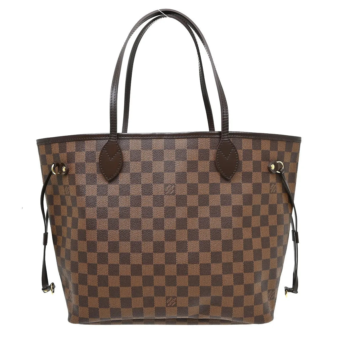 Louis Vuitton Neverfull Tote Damier Brown Canvas Tote Bag Bag (Pre-Owned)