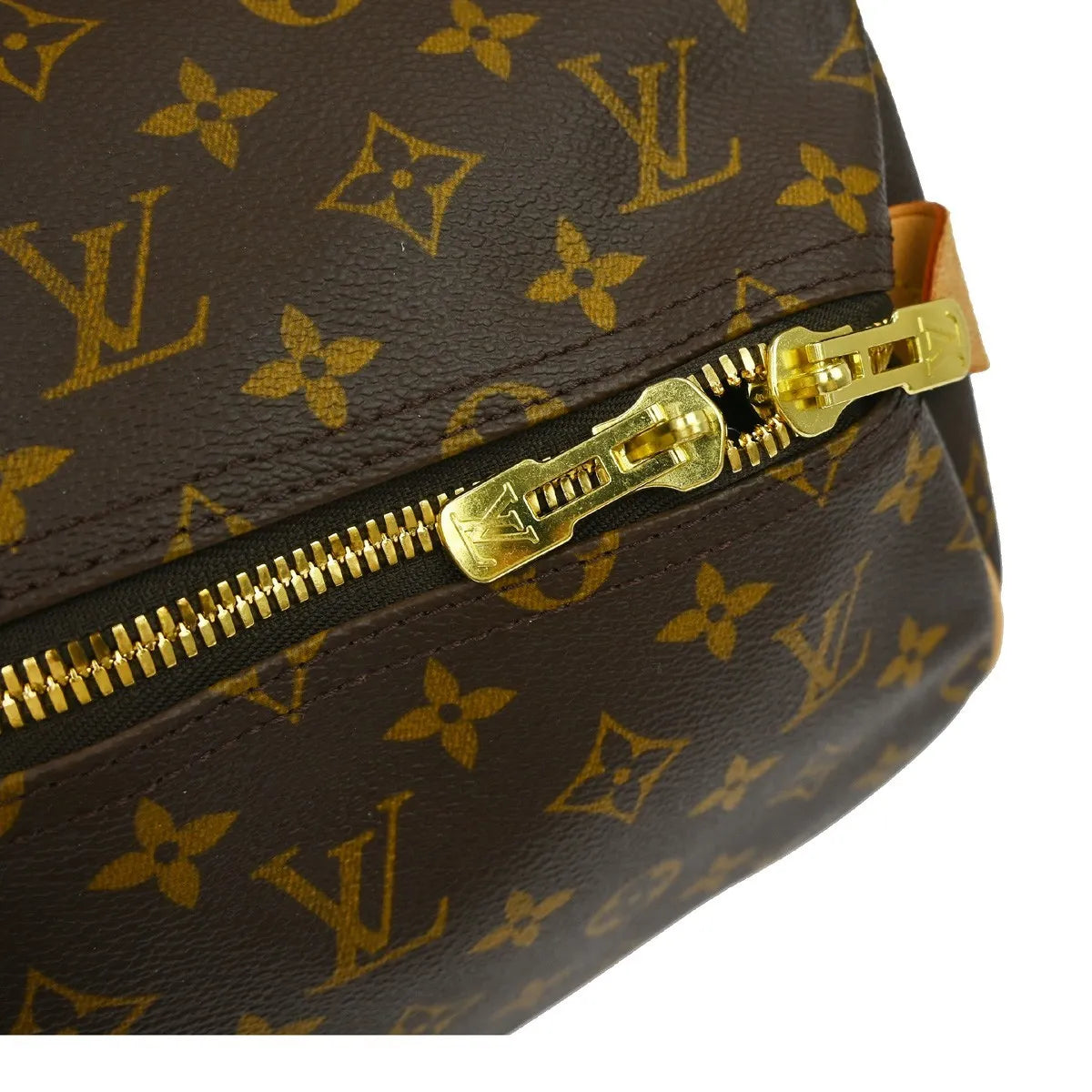 Louis Vuitton Keepall Bag Monogram Canvas Brown Canvas Travel Bag Bag (Pre-Owned)