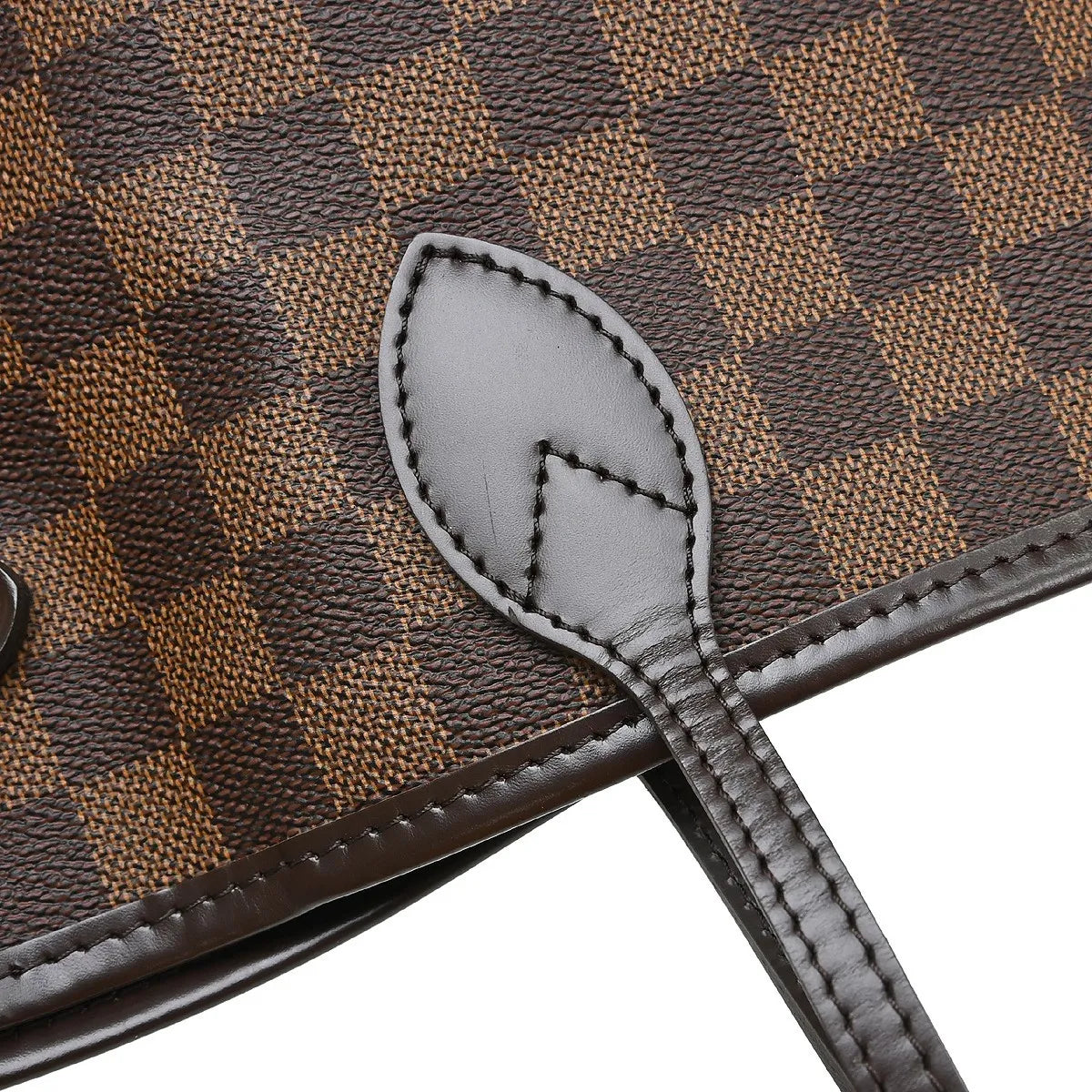 Louis Vuitton Neverfull Tote Damier Brown Canvas Tote Bag Bag (Pre-Owned)