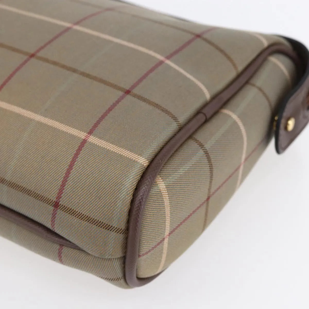 Burberry Nova Check Pochette Canvas Beige Canvas Clutche & Pouche Bag (Pre-Owned)